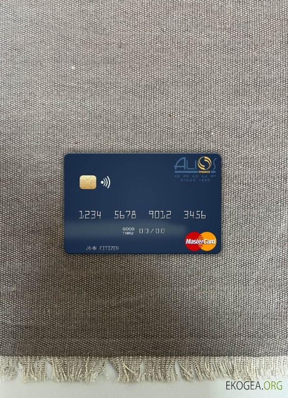 Gabon Alios France mastercard photolook recto